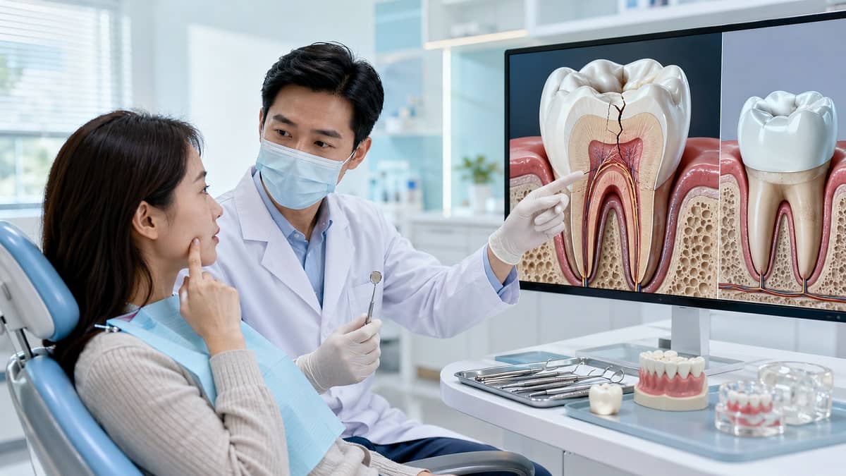 Răng hàm bị nứt đôi có giữ được không? Cách xử lý