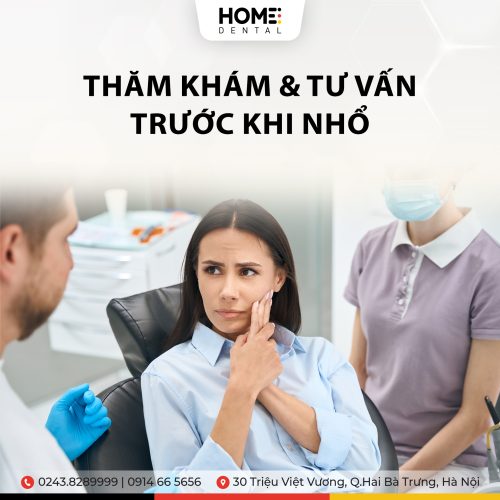 Thăm khám và tư vấn trước khi nhổ răng khôn