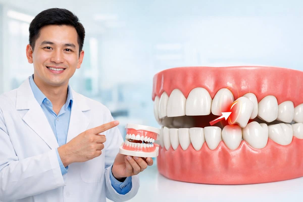 Răng số 5 mọc lệch có nguy hiểm không? Giải đáp từ bác sĩ